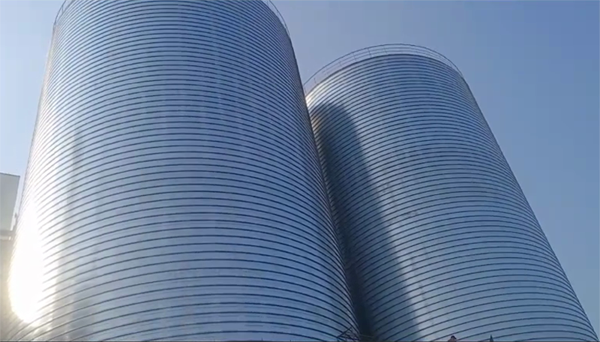 余杭2座混凝土高架卷板仓